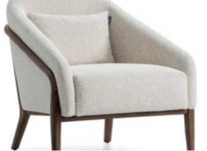 Armchair Upholstery Seater Modern Design Gray Lounge Luxury Living room